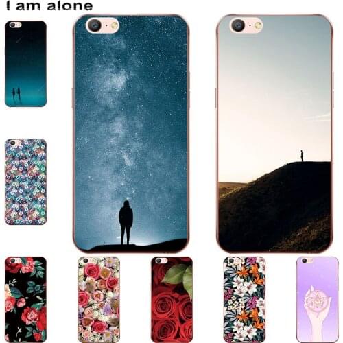 I am alone Phone Case For OPPO F1 A35 F1 Plus (R9) F1S F3 F3 Lite (A57) Fashion Color Cute Cartoon Printed Paint Mobile
