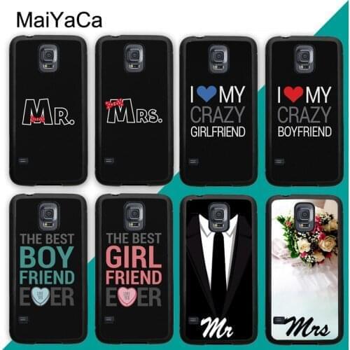 Lovers Couple Mr Mrs Case For Samsung A21S A20e A71 A51 A10 A40 A50 A70 Galaxy S20 Plus S10 S9 Note 20 Ultra