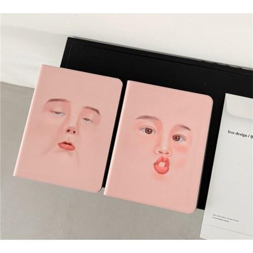 Smiley Boy Girl Case for IPad 11 Pro 2020 2018 11 Inch for For Apple IPad Pro Full Cover Leather Case 10.2 Ipad Pro Accessories
