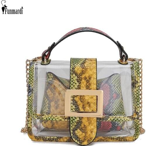Funmardi Women's Transparent Bags
