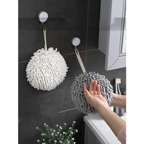 Chenille kitchen towel hanging Japanese thickened washable quick drying absorbent toilet cloth kitchen towels