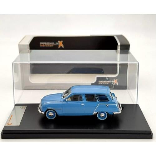 Premium X 1:43 For SAAB 95 1961 Blue PRD451 Diecast Models Car Limited Collection