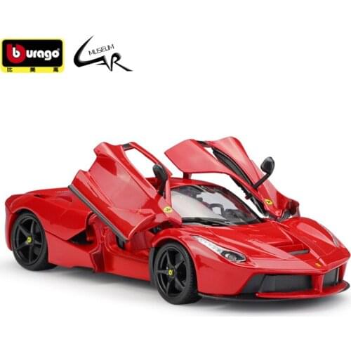 Bburago 1:18 Model Car Simulation Alloy Racing Metal Toy Car Children Toy Gift Collection Ferrari LaFerrari