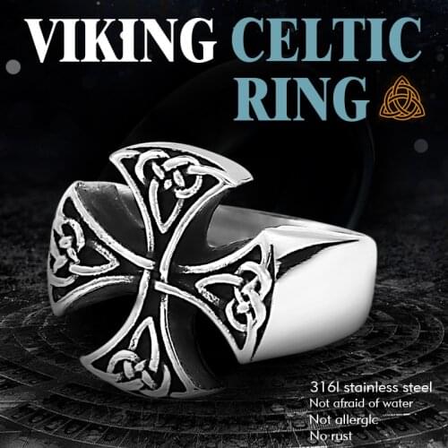 Beier 316L Stainless steel nose viking men ring C eltic knot Pagan Odin 's Symbol Amulet Myth scandinavian fashion jewelry LR620