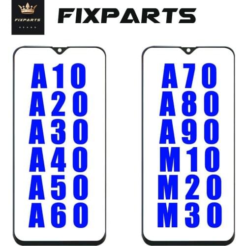 Original New Outer Glass For Samsung Galaxy A10 A20 A30 A40 A50 A70 A90 Front Glass Outer Glass screen Panel Replacement M10 M20