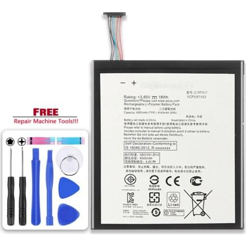 Original Kikiss C11P1517 4680mAh Battery for ASUS ZENPAD 10 ZENPAD10 Z300M Z300CNL Z300 6B P00C Bateria Batteries