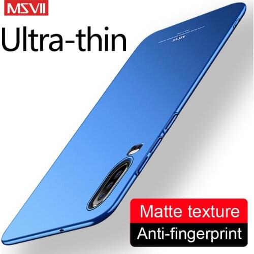 P30 Case MSVII Slim Frosted Cover For Huawei P30 Pro Lite Case P 30 Plus Hard PC Cover For Huawei P20 Lite Pro P 20 Phone Cases