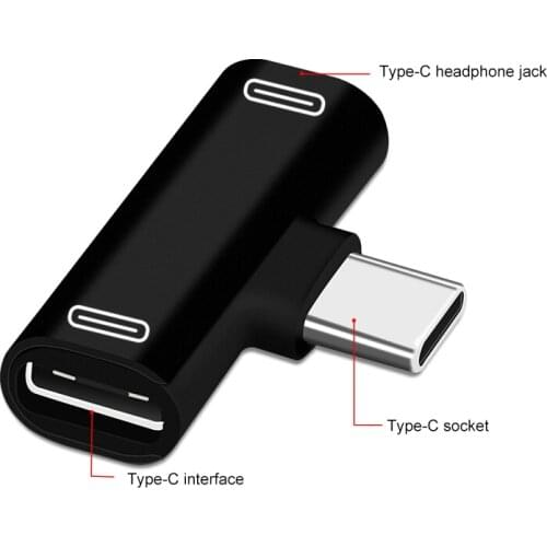 3 In 1 USB C To Type-C Adapter USB Type C Charging Cable Charger Earphone Converter For Xiao Mi 8 Mi 6 Headphone Adapter HOT