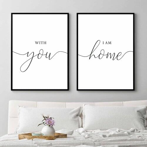 Nordic Quotes Canvas Painting Minimalist Posters For Bedroom Living Room Wall Art Pictures Prints Modern Home Decoration