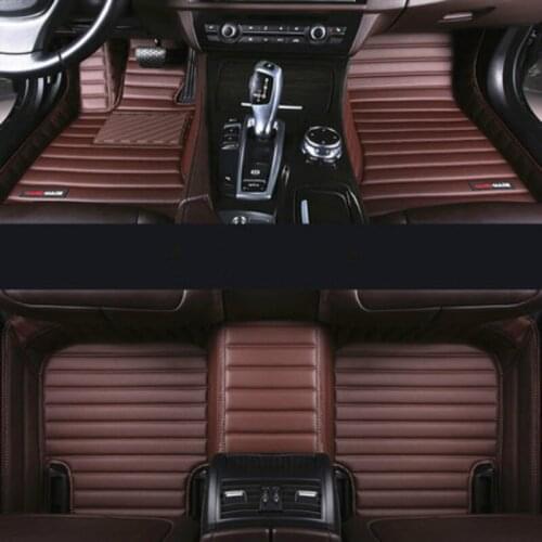 Full Cover Waterproof Leather Coil Carpets Special Car Floor Mats for Right Left Steering Kia K2 K3 K5 KX5 K9 Sorento Sportage