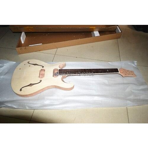 Free shipping new semi-finished left hand hollow electric guitar made in China 1780