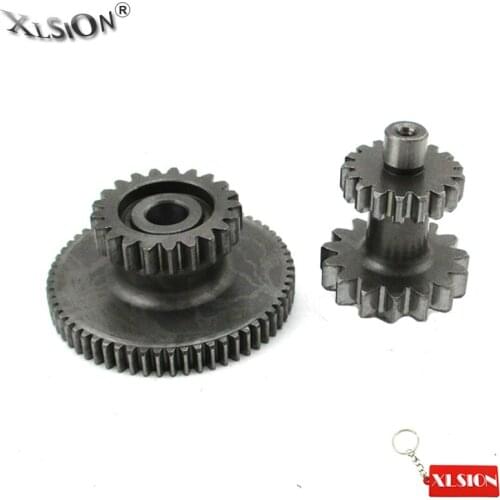 XLSION Starter Starting Dual Gears For Zongshen CB250 CB 250cc Air Cool Engine Dirt Motor Bike Motocross ATV Quad