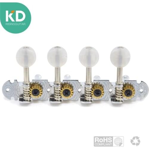 Most Popular Chrome Plastic Handle Steel Machine Heads Plate 1/15 Tuning Keys Pegs Mandolin Parts
