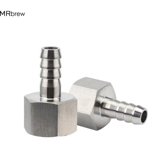 Stainless Steel 304 Hose Barb 3/4" NPT x 13mm Barb, Homebrew Hardware, Pump fitting for beer brewing