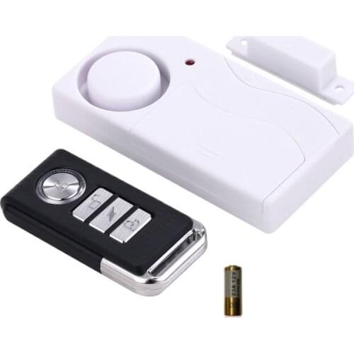 Remote control door sensor alarm 105db siren illegal entry alarm doorbell function alarm door alarm