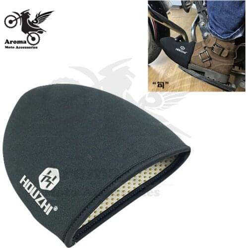 Universal black moto protection motorbike motorcycle shoes protective motocross gear shifter shoe cover moto boots protector