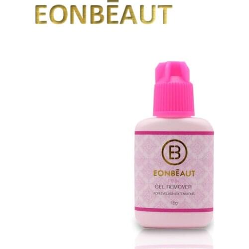 1 Bottle EONBEAUT Eyelash Extensions Glue Gel Remover Wholesale Pink 15ml Eyelash Cream For Lashes Remover Makeup Tools
