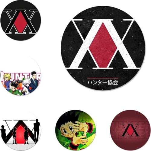 Hunter X Hunter logo Icons Pins Badge Decoration Brooches Metal Badges For Clothes Backpack Decoration 58mm