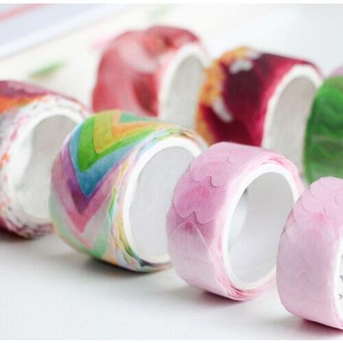 200PCS/Roll Flower Petals Washi Tape DIY Scrapbooking Diary Paper Stickers Roll Cute Adhesive Paper Tape Stationery Sticker