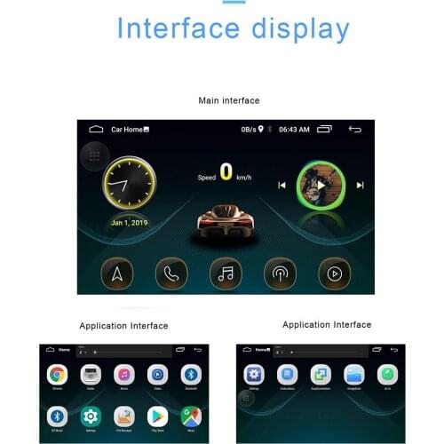 2 Din Android 10.1 Car Radio Multimedia Video Player Double Stereo GPS Navigation Wifi Player Head Unit 7 inch Screen