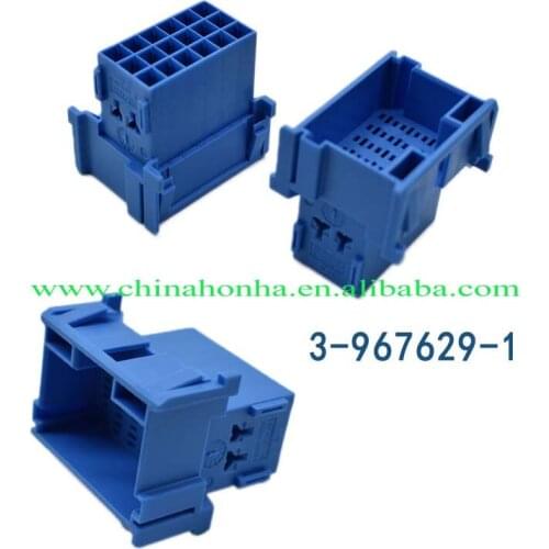 50 pcs 18-pin automotive electronic connector, unsealed plastic housing with terminal 3-967629-1