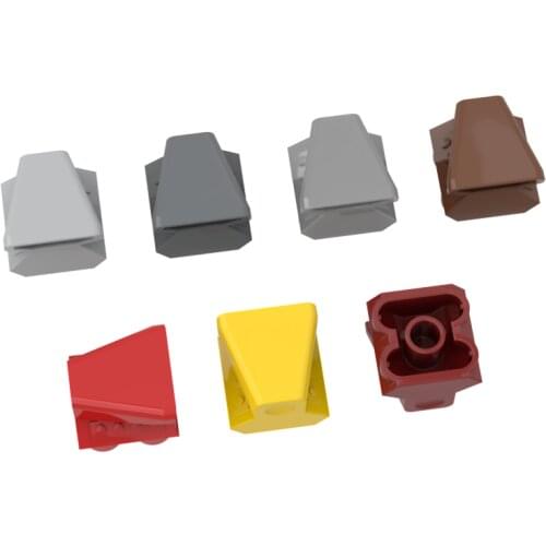 BuildMOC Compatible For 50943 Vehicle Air Scoop Engine Top 2x2 For Building Blocks Parts DIY electric Ed