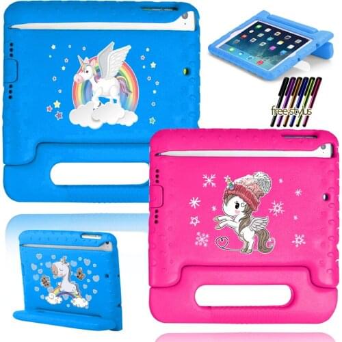 For Apple IPad 8/5/6/7/iPad4/3/2/IPad Mini 4/5/1/3/2/ IPad Air1/2/3 /iPad Pro9.7/Pro10.5 Inch Tablet Case + Free Stylus