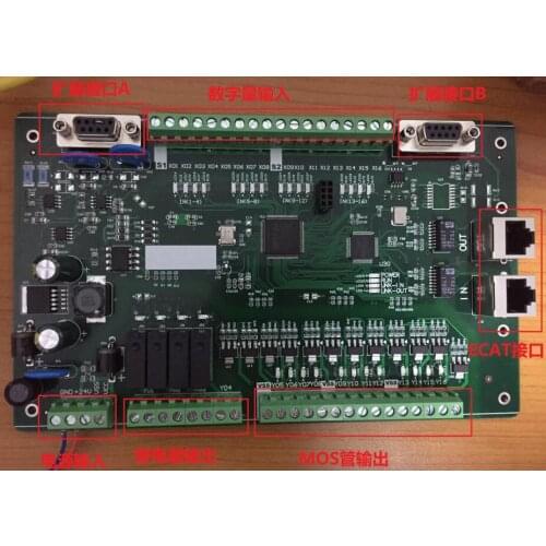 EtherCAT IO Module 16in16out Analog 2in2out Encoder & Can