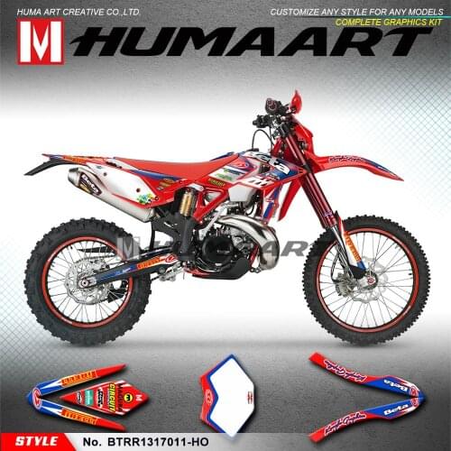 HUMAART Race Bike Graphics Personalized Sticker Kit for Beta 250RR 300RR 350RR 390RR 430RR 480RR 2013 2014 2015 2016 2017