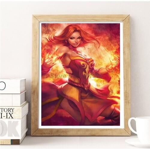 Sexy Girl Lina Anime Nordic Style Wall Art Canvas Painting Poster Abstract Print Decorative Picture For Living Room Home Decor