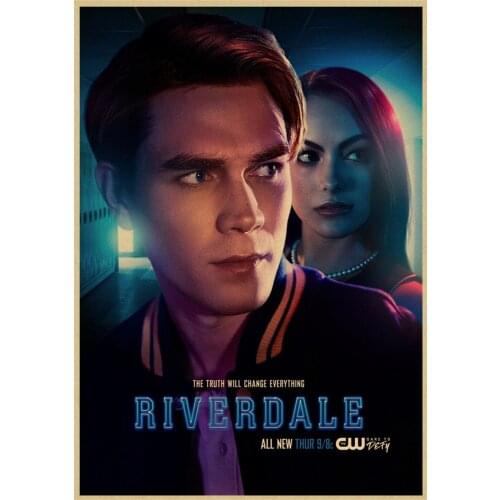 Riverdale TV play Movie Sword Retro Painting Core Picture Cafe Bedroom Sofa Wall Art Home Decor Quality Canvas Poster