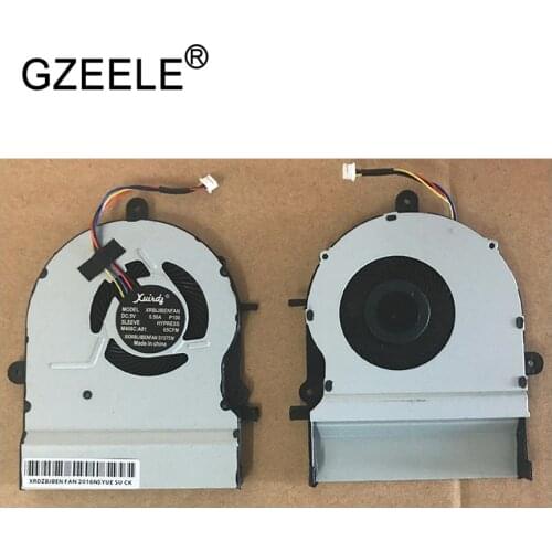 GZEELE new Laptop cpu cooling fan for ASUS K501LX K501UX A501L V505L K501LB5200 Notebook Cooler Radiator Cooling cooler 4 Lines