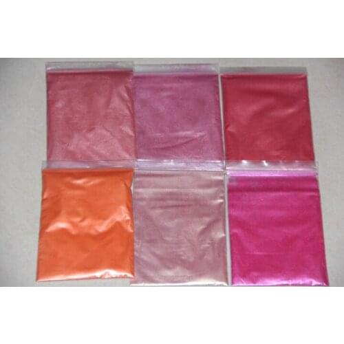 Hot 6 Pink Colors Mixed Eye Shadow Makeup Powder Pigment Mineral Eyeshadow
