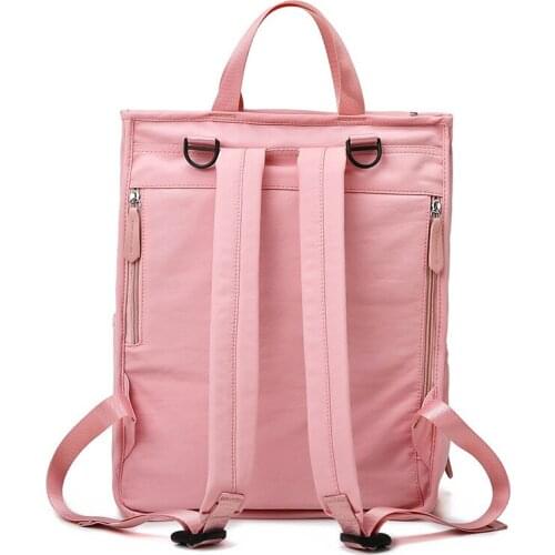 Foreign Trade Diaper Bag Customizable Logo Multi-functional Mass Mommy Bag Fashion Light Solid Color Shoulders MOTHERS Bag