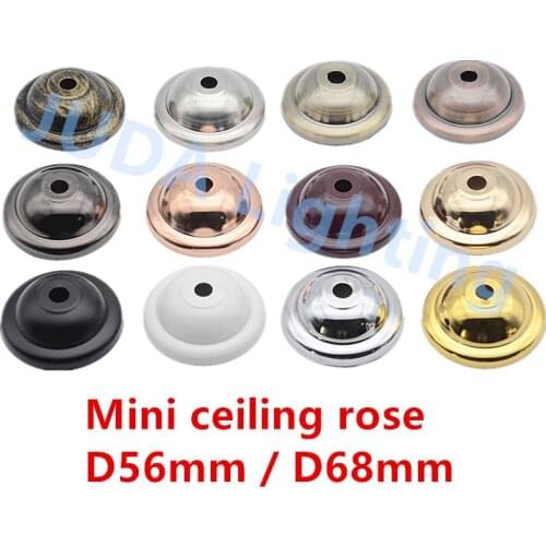 Mini ceiling rose ceiling canopy cord set lamp base for led chandeliers pendant lighting E27 holder Edison vintage wall lamp diy