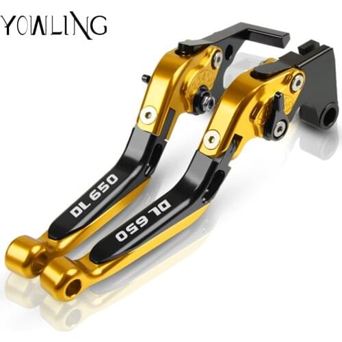 Motorcycle Adjustable Handle Levers Brake Clutch Lever For Suzuki DL650 V-STROM DL 650 VSTROM 2004 2005 2006 2007 2008 2009 2010