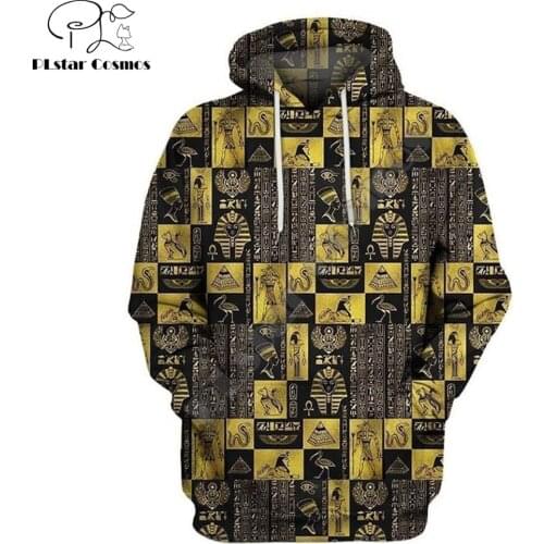 Horus Egyptian God And Symbols 3D Printed Men Hoodie Harajuku Fashion Hooded Sweatshirt Street Jacket Autumn Unisex hoodies