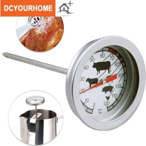 Meat Poultry Food Thermometer BBQ Oven Temperature Cooking Probe Stainless Steel