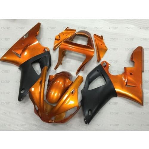 For YAMAHA YZFR1 2000 - 2001 Abs Fairing YZFR1 00 Motorcycle Fairing for YAMAHA YZFR1 00 Gold Black Plastic Fairings