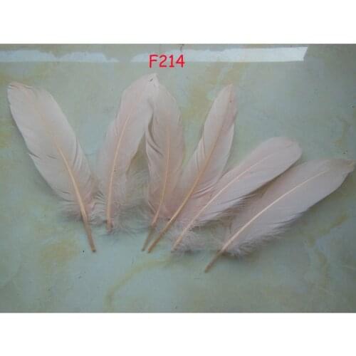 Wholesale 50Pcs/lot Beautiful Meat pink Goose Feather 15-20cm Decorative good Feathers DIY Christmas tree decorations Accessory