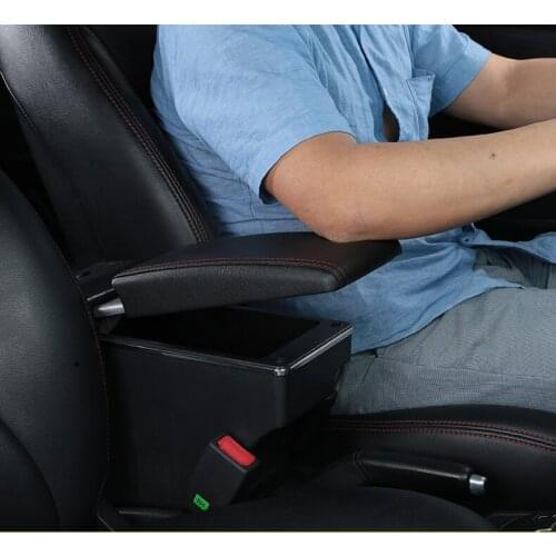 Original armrest box original modification accessories hand-free punching decoration car Accessories for Volkswagen polo 2016