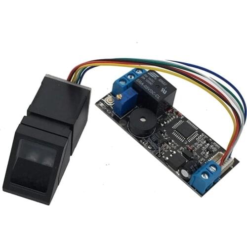 K202+R307 DC12V Low Power Consumption Fingerprint Control Board + R307 Fingerprint Module