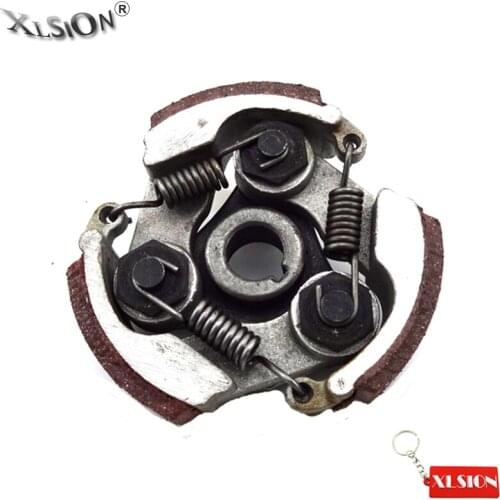 XLSION Aftermarket Complete Alloy Clutch With Pads And Springs For 47cc 49cc Gas Minimoto Pocket Bike Mini Dirt Bike