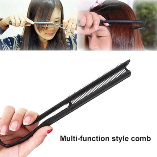 Portable Hair Straightener Comb V Type Hair Straightener Comb Hair Styling Clip Tool Barber Accessories Comb for Hair