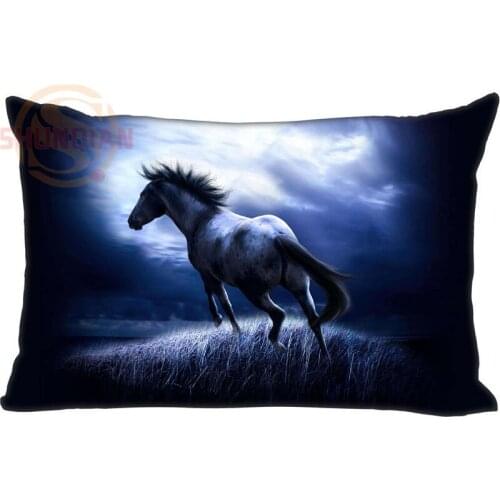 Animals Horse Rectangle Pillowcases Hot Sale Best Nice Pillow Cover Home Textiles Decorative Pillowcase Custom