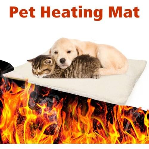 Self Heating Pet Bed Soft Comfortable Mat Cat Dogs Durable Thermal Washable Mat Pet Electric Warming Mat Pet Winter Products