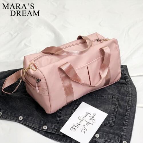 Maras Dream Fashion Large Travel Bag Women Cabin Tote Bag Handbag Nylon Waterproof Shoulder Bag Women Weekend Gym Bag Man