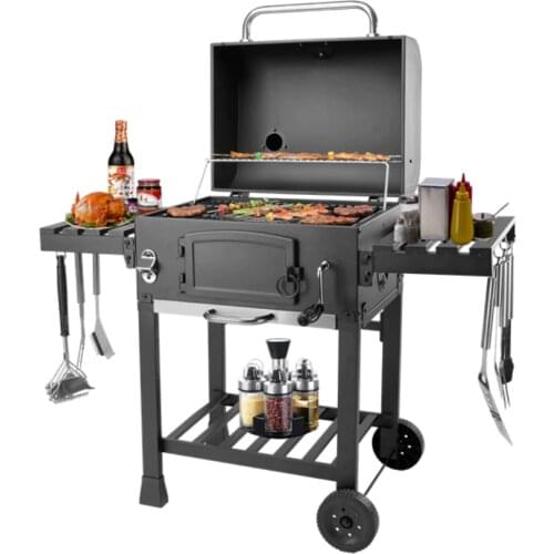 Heavy charcoal BBQ grill charcoal BBQ grill ,multifunction BBQ grill,outdoor charcoal BBQ grill