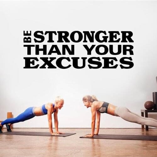 Funny Gym Vinyl Kitchen Wall Stickers Wallpaper For Kids Rooms Decoration Waterproof Wall Art Decal