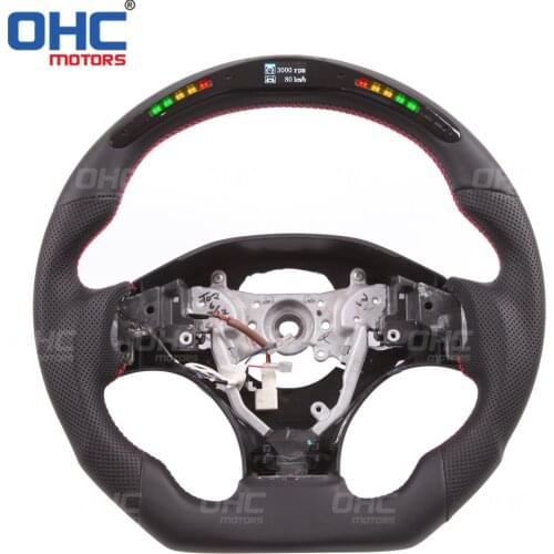 100% Real Carbon Fiber LED Display Steering Wheel compatible for IS200 IS300